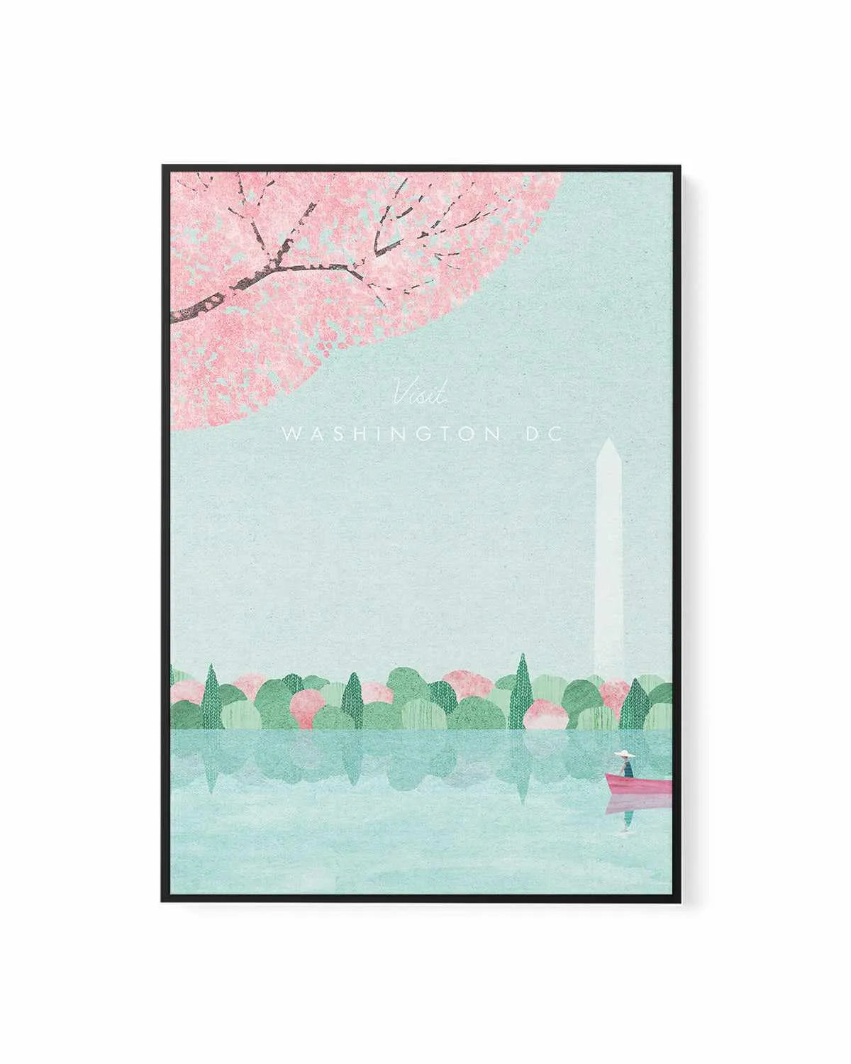 Washington DC by Henry Rivers | Framed Canvas Art Print from Olive et Oriel where you can shop wallpaper and artworks online