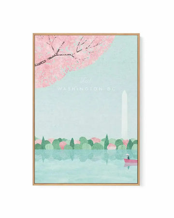 Washington DC by Henry Rivers | Framed Canvas Art Print from Olive et Oriel where you can shop wallpaper and artworks online