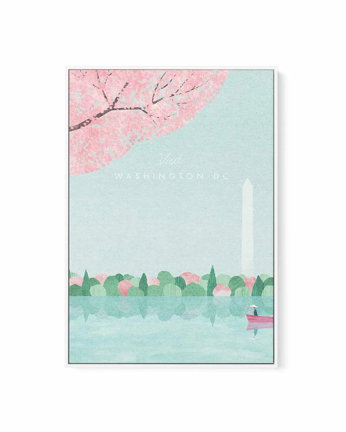 Washington DC by Henry Rivers | Framed Canvas Art Print from Olive et Oriel where you can shop wallpaper and artworks online