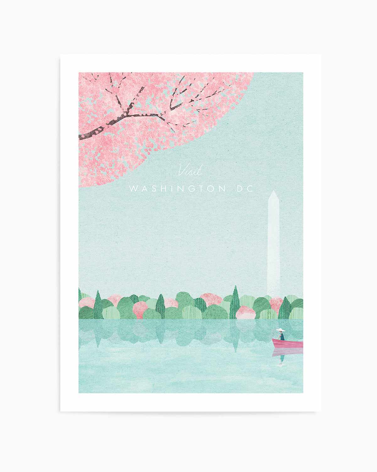 Washington DC by Henry Rivers Art Print