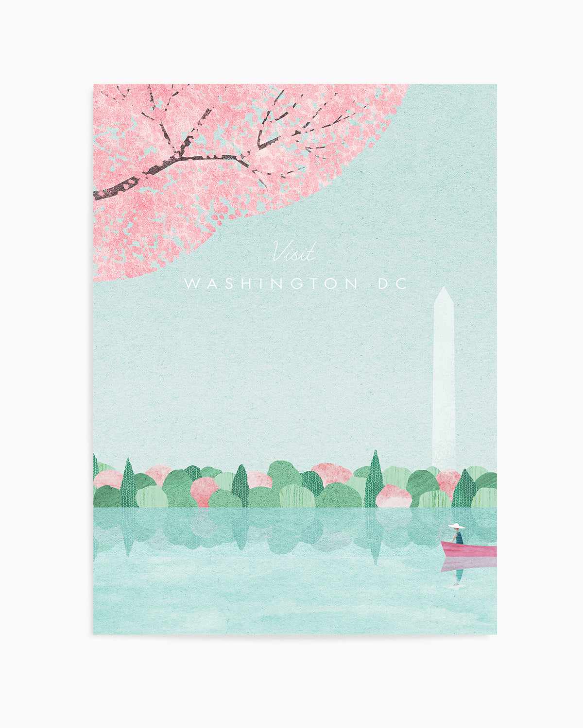 Washington DC by Henry Rivers Art Print