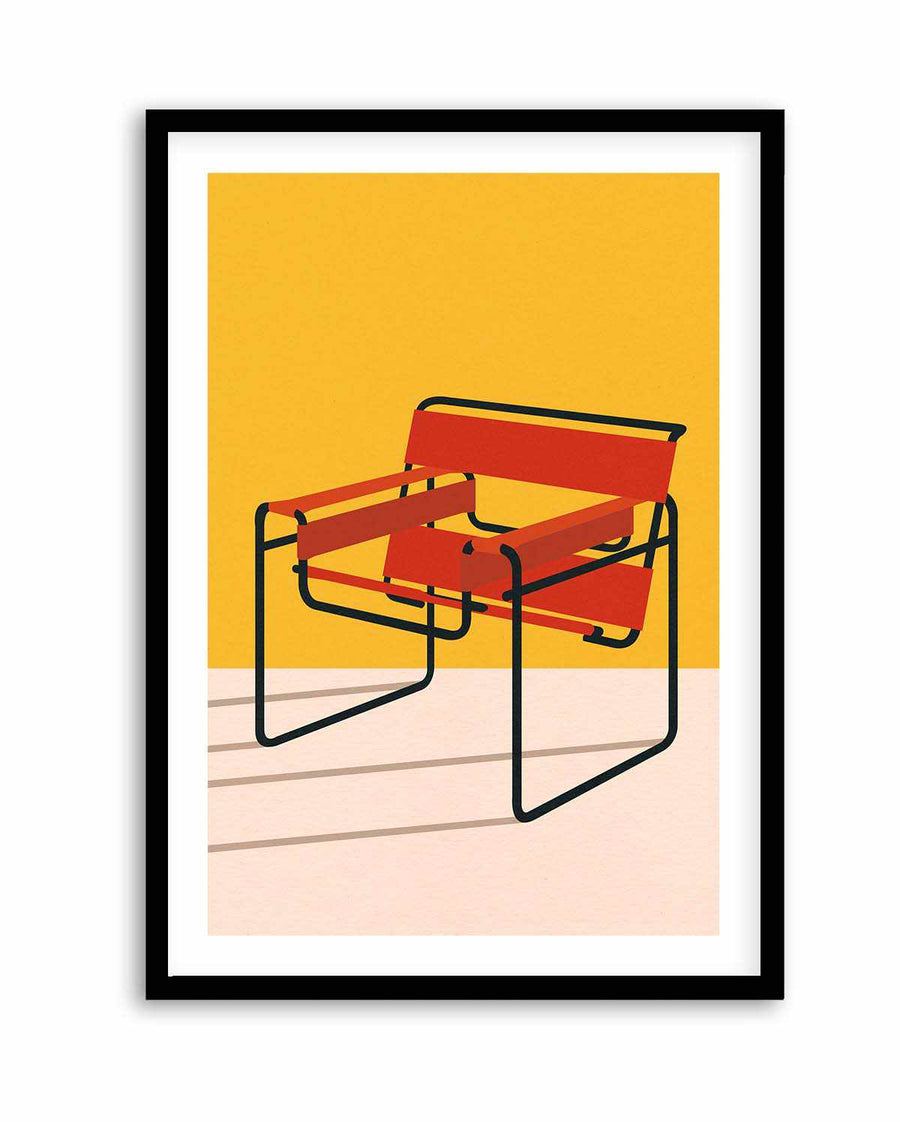 Wassily Chair Marcel Breuer by Rosi Feiste | Art Print from Olive et Oriel where you can shop wallpaper and artworks online