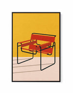 Wassily Chair Marcel Breuer by Rosi Feist | Framed Canvas Art Print