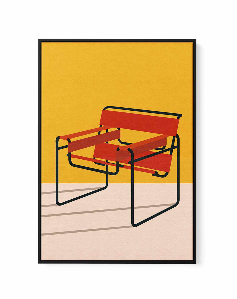 Wassily Chair Marcel Breuer by Rosi Feist | Framed Canvas Art Print