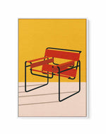 Wassily Chair Marcel Breuer by Rosi Feist | Framed Canvas Art Print
