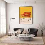 Wassily Chair Marcel Breuer by Rosi Feist | Framed Canvas Art Print