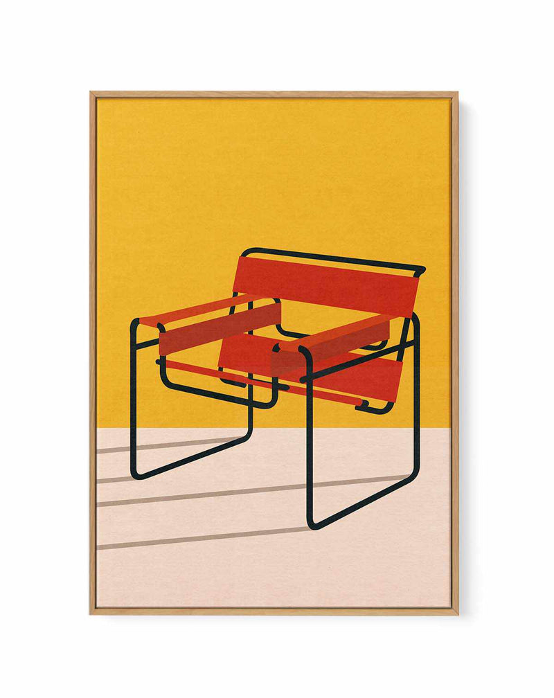 Wassily Chair Marcel Breuer by Rosi Feist | Framed Canvas Art Print