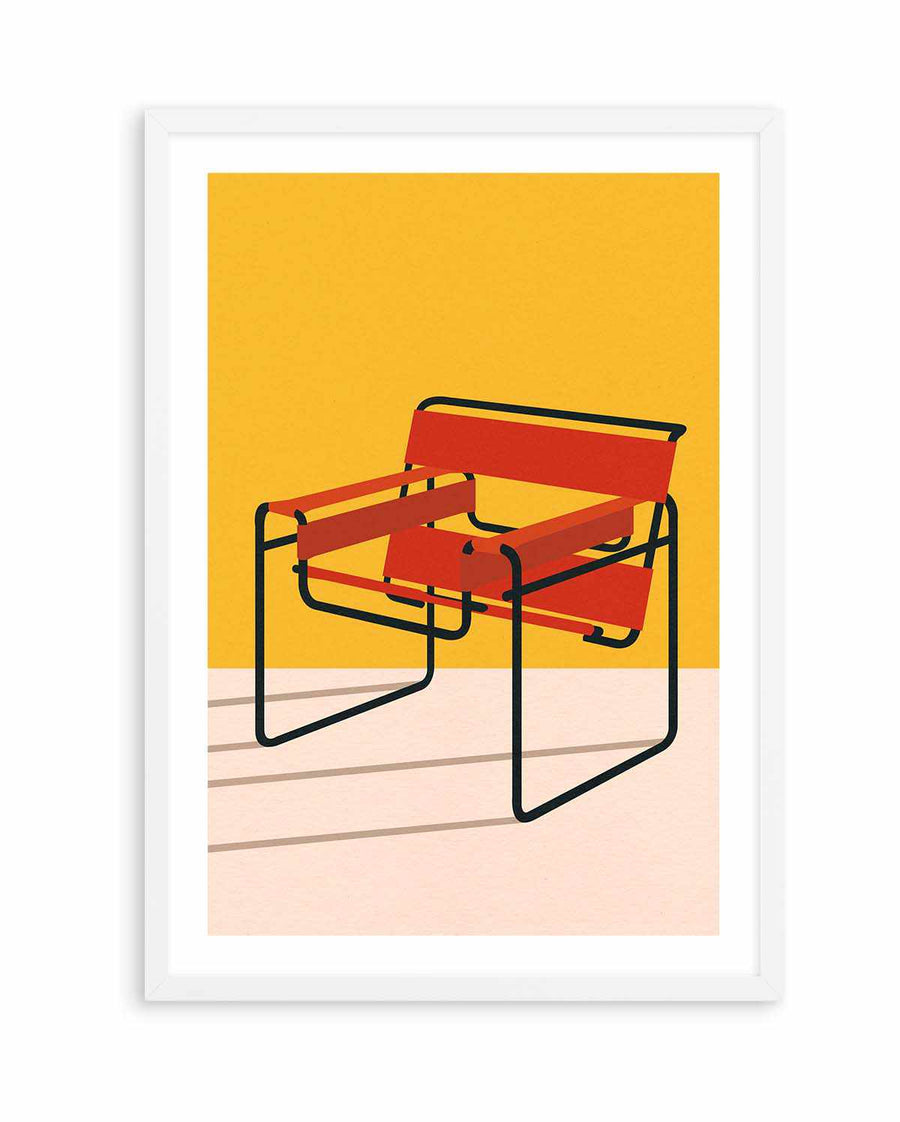 Wassily Chair Marcel Breuer by Rosi Feiste | Art Print from Olive et Oriel where you can shop wallpaper and artworks online