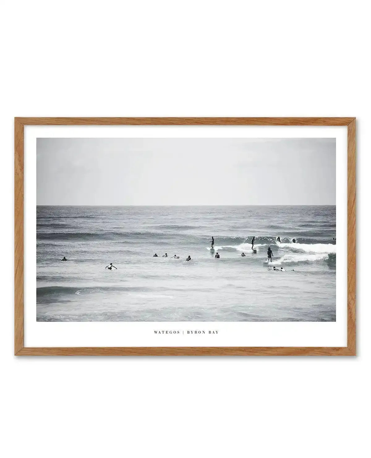 Wategos I Art Print-PRINT-Olive et Oriel-Olive et Oriel-50x70 cm | 19.6" x 27.5"-Walnut-With White Border-Buy-Australian-Art-Prints-Online-with-Olive-et-Oriel-Your-Artwork-Specialists-Austrailia-Decorate-With-Coastal-Photo-Wall-Art-Prints-From-Our-Beach-House-Artwork-Collection-Fine-Poster-and-Framed-Artwork