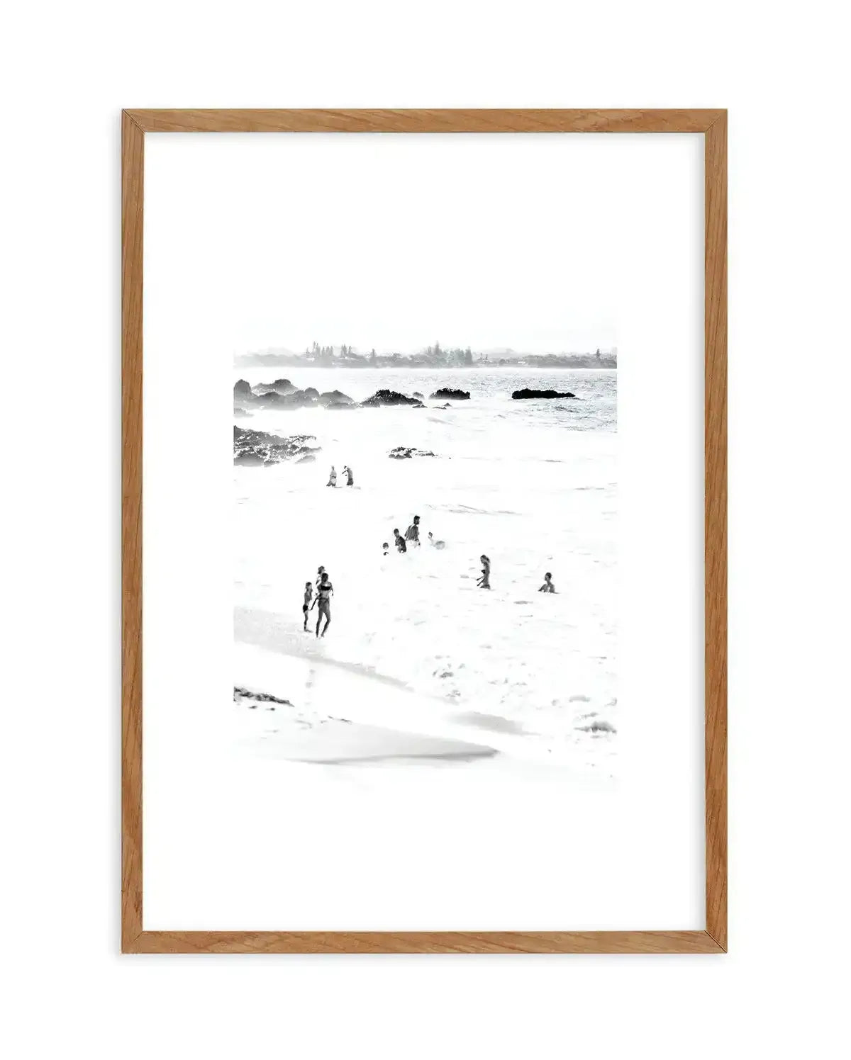 Wategos II Art Print-PRINT-Olive et Oriel-Olive et Oriel-50x70 cm | 19.6" x 27.5"-Walnut-With White Border-Buy-Australian-Art-Prints-Online-with-Olive-et-Oriel-Your-Artwork-Specialists-Austrailia-Decorate-With-Coastal-Photo-Wall-Art-Prints-From-Our-Beach-House-Artwork-Collection-Fine-Poster-and-Framed-Artwork