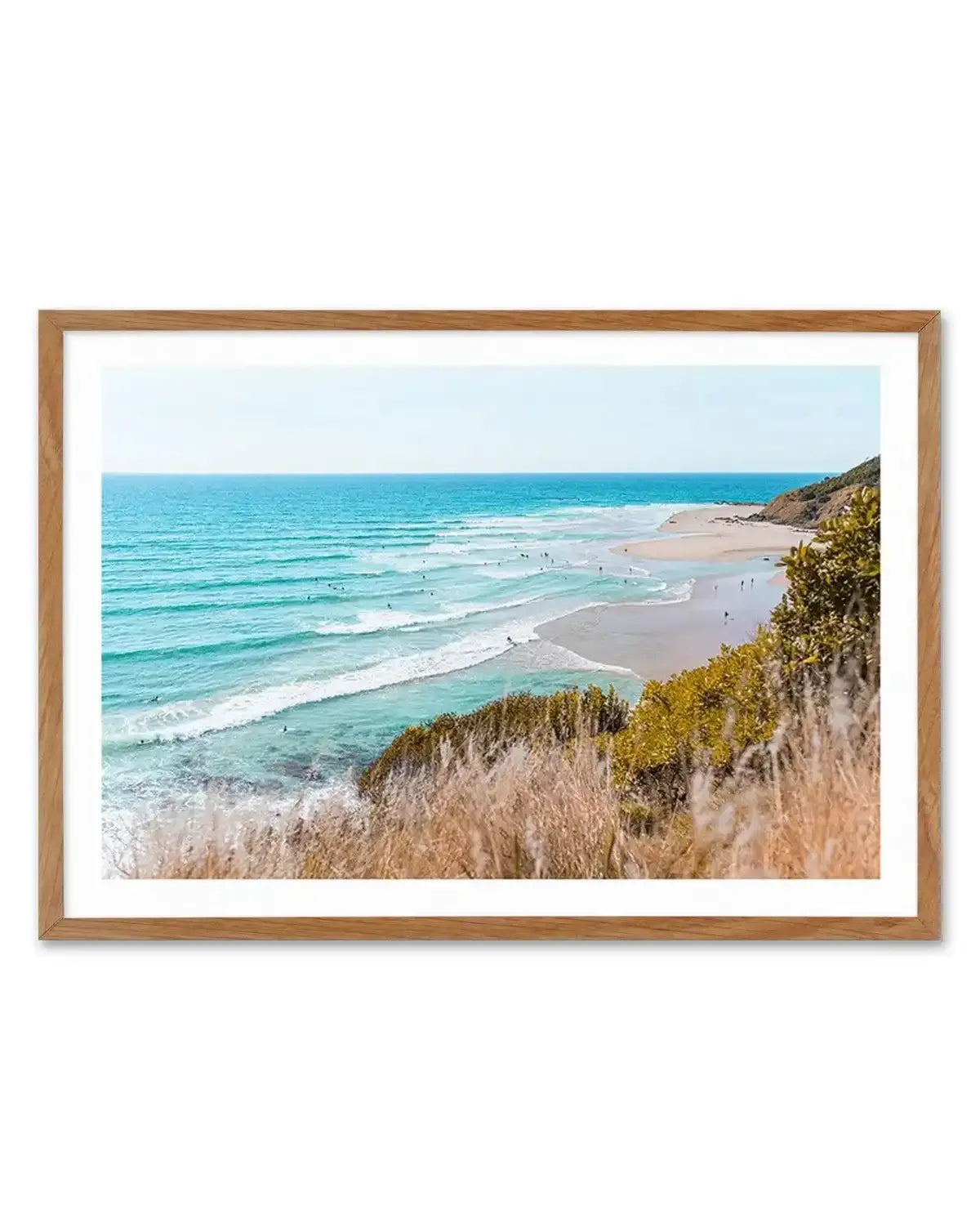 Wategos III | LS Art Print-PRINT-Olive et Oriel-Olive et Oriel-50x70 cm | 19.6" x 27.5"-Walnut-With White Border-Buy-Australian-Art-Prints-Online-with-Olive-et-Oriel-Your-Artwork-Specialists-Austrailia-Decorate-With-Coastal-Photo-Wall-Art-Prints-From-Our-Beach-House-Artwork-Collection-Fine-Poster-and-Framed-Artwork