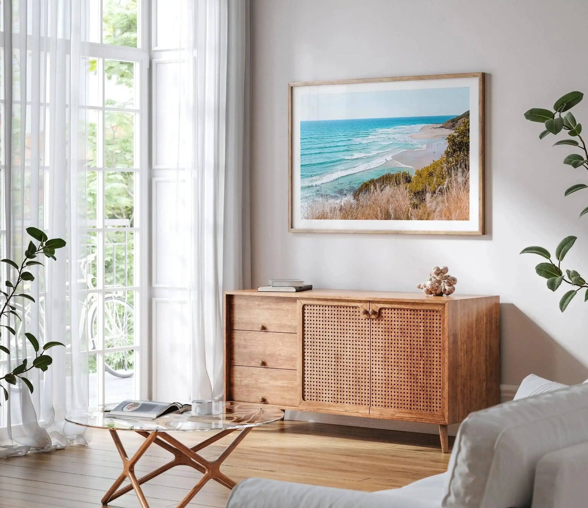 Wategos III | LS Art Print-PRINT-Olive et Oriel-Olive et Oriel-Buy-Australian-Art-Prints-Online-with-Olive-et-Oriel-Your-Artwork-Specialists-Austrailia-Decorate-With-Coastal-Photo-Wall-Art-Prints-From-Our-Beach-House-Artwork-Collection-Fine-Poster-and-Framed-Artwork