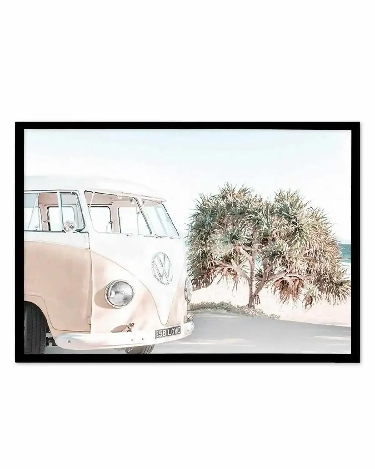 Wategos Kombi | LS Art Print from Olive et Oriel where you can shop wallpaper and artworks online