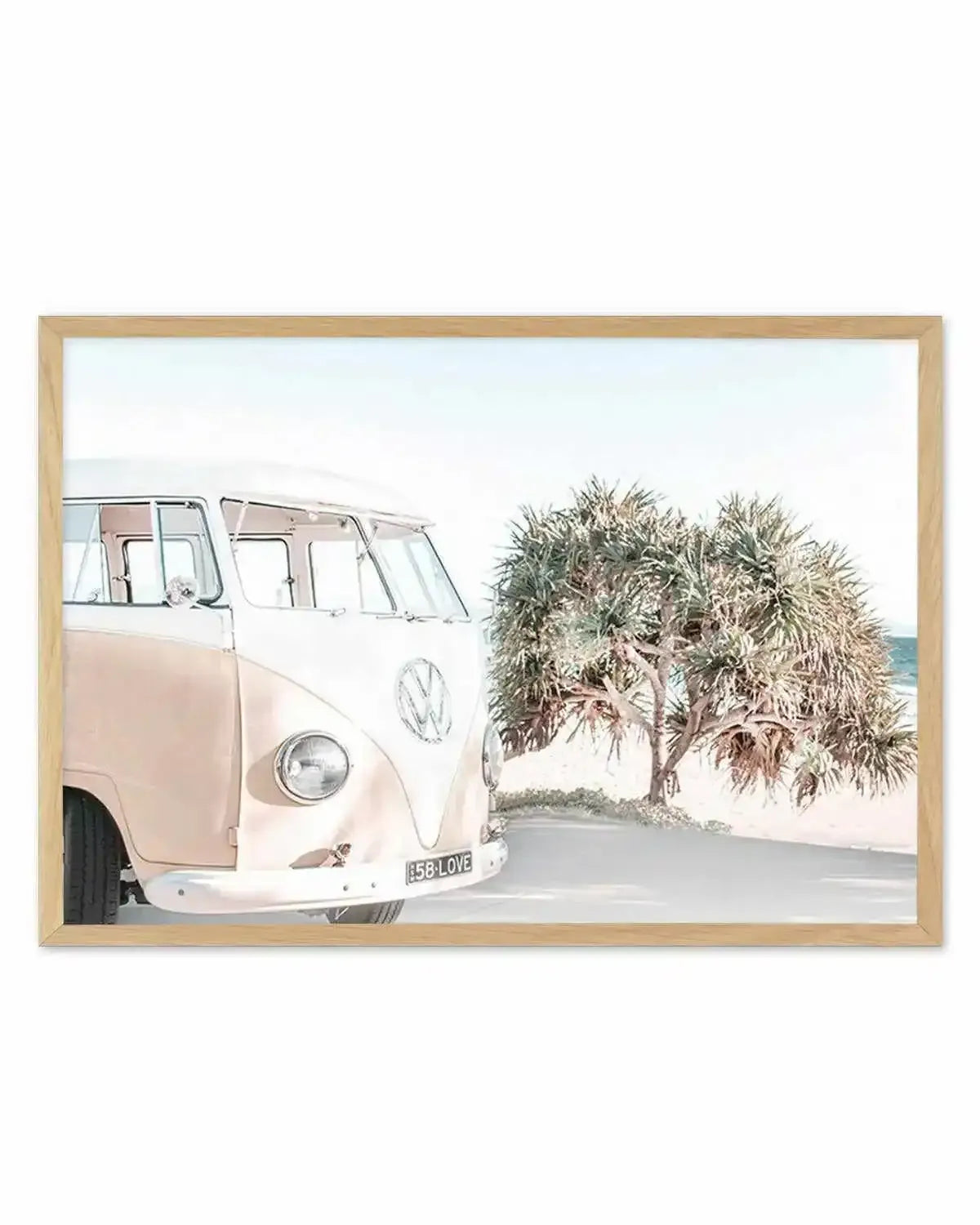Wategos Kombi | LS Art Print from Olive et Oriel where you can shop wallpaper and artworks online