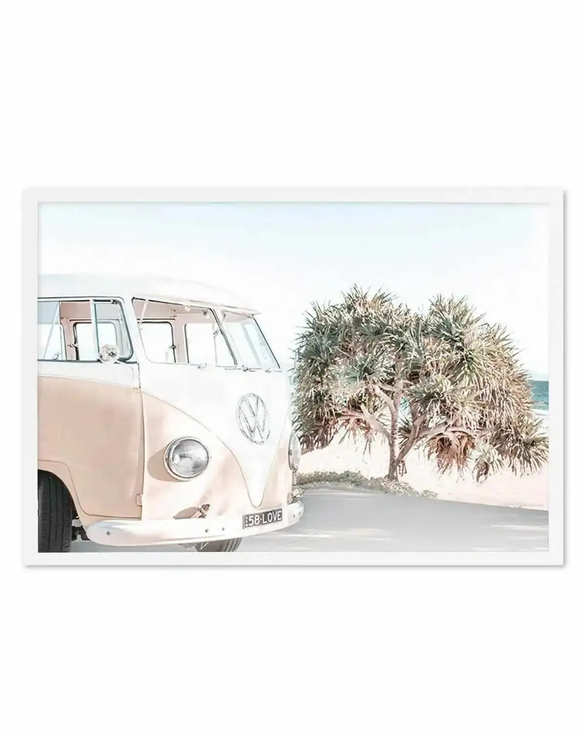 Wategos Kombi | LS Art Print from Olive et Oriel where you can shop wallpaper and artworks online