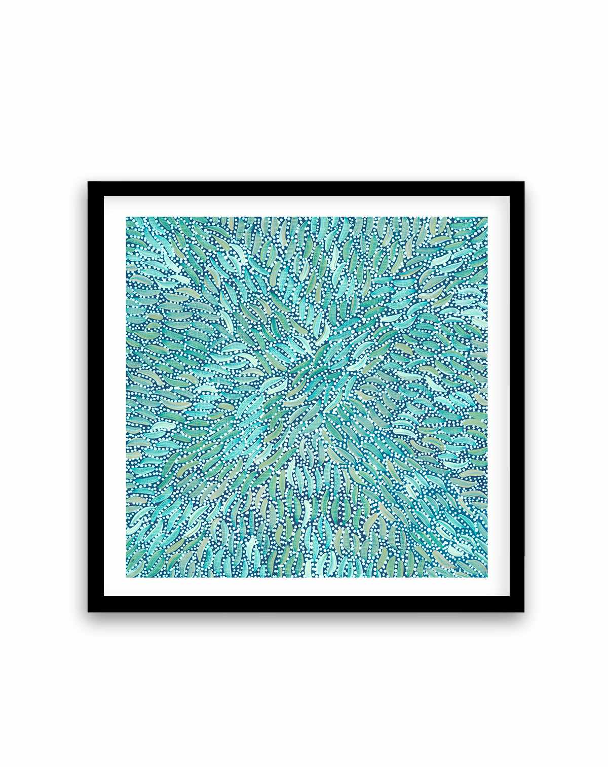 Water Dreaming in Teal I by Chantelle Nampijinpa Robertson | Art Print