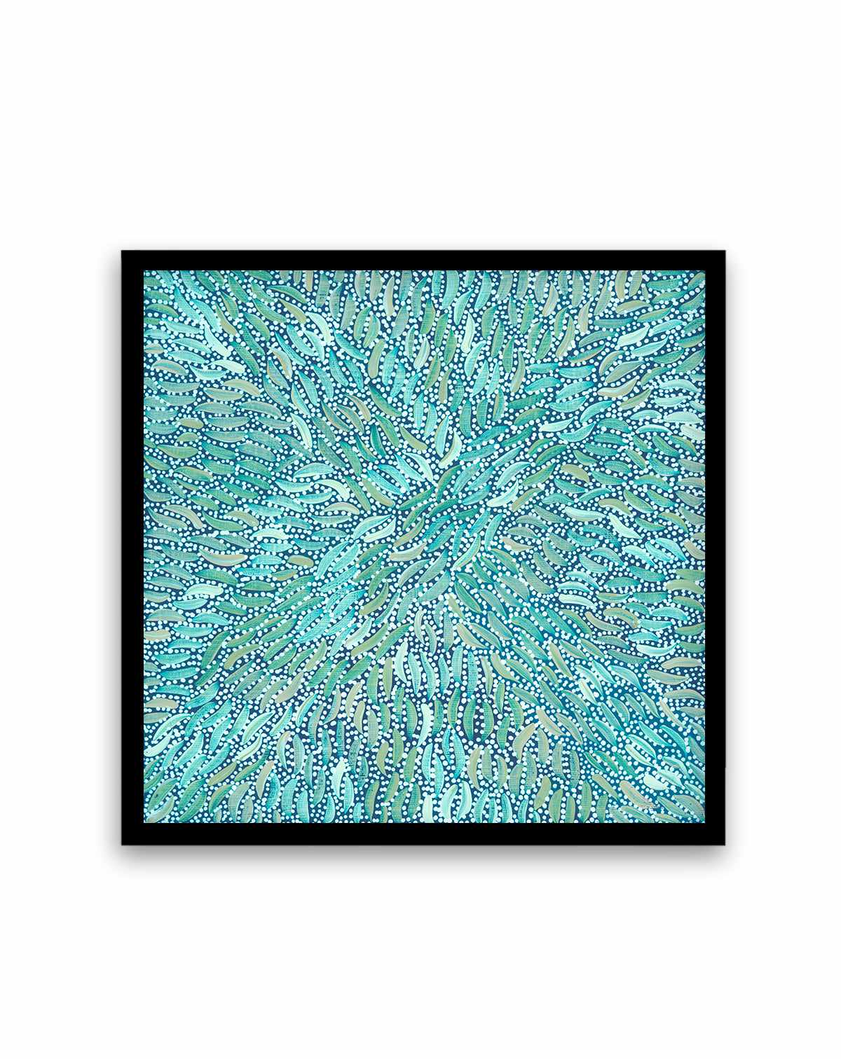 Water Dreaming in Teal I by Chantelle Nampijinpa Robertson | Art Print