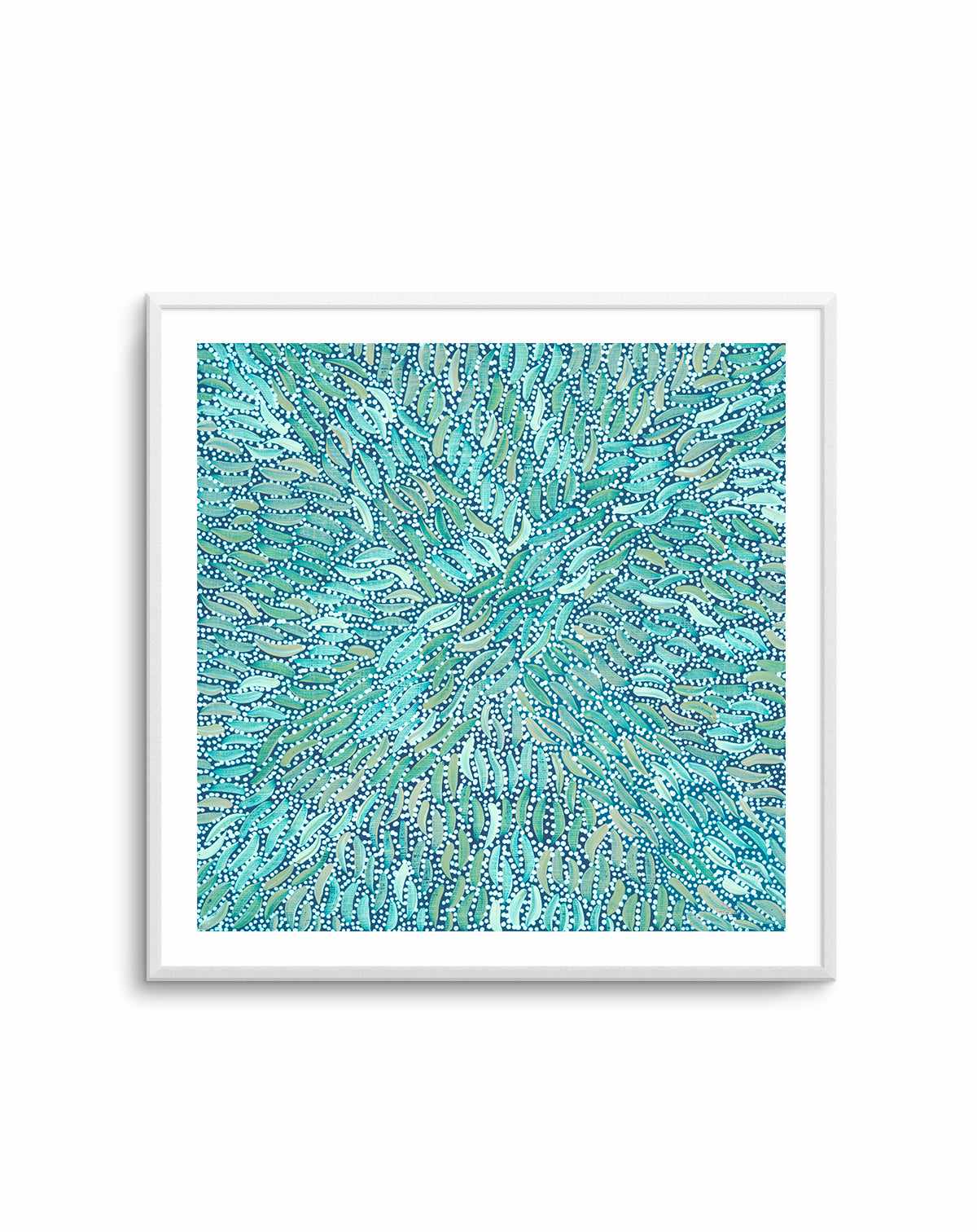 Water Dreaming in Teal I by Chantelle Nampijinpa Robertson | Art Print