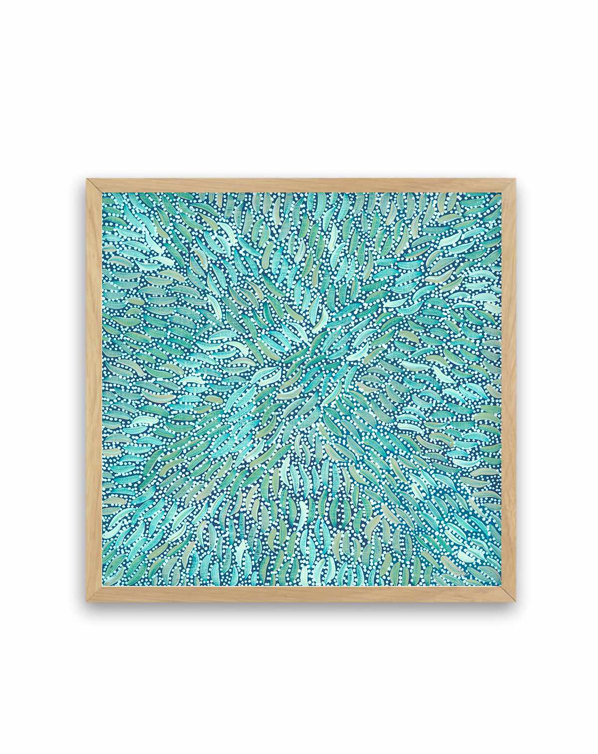 Water Dreaming in Teal I by Chantelle Nampijinpa Robertson | Art Print