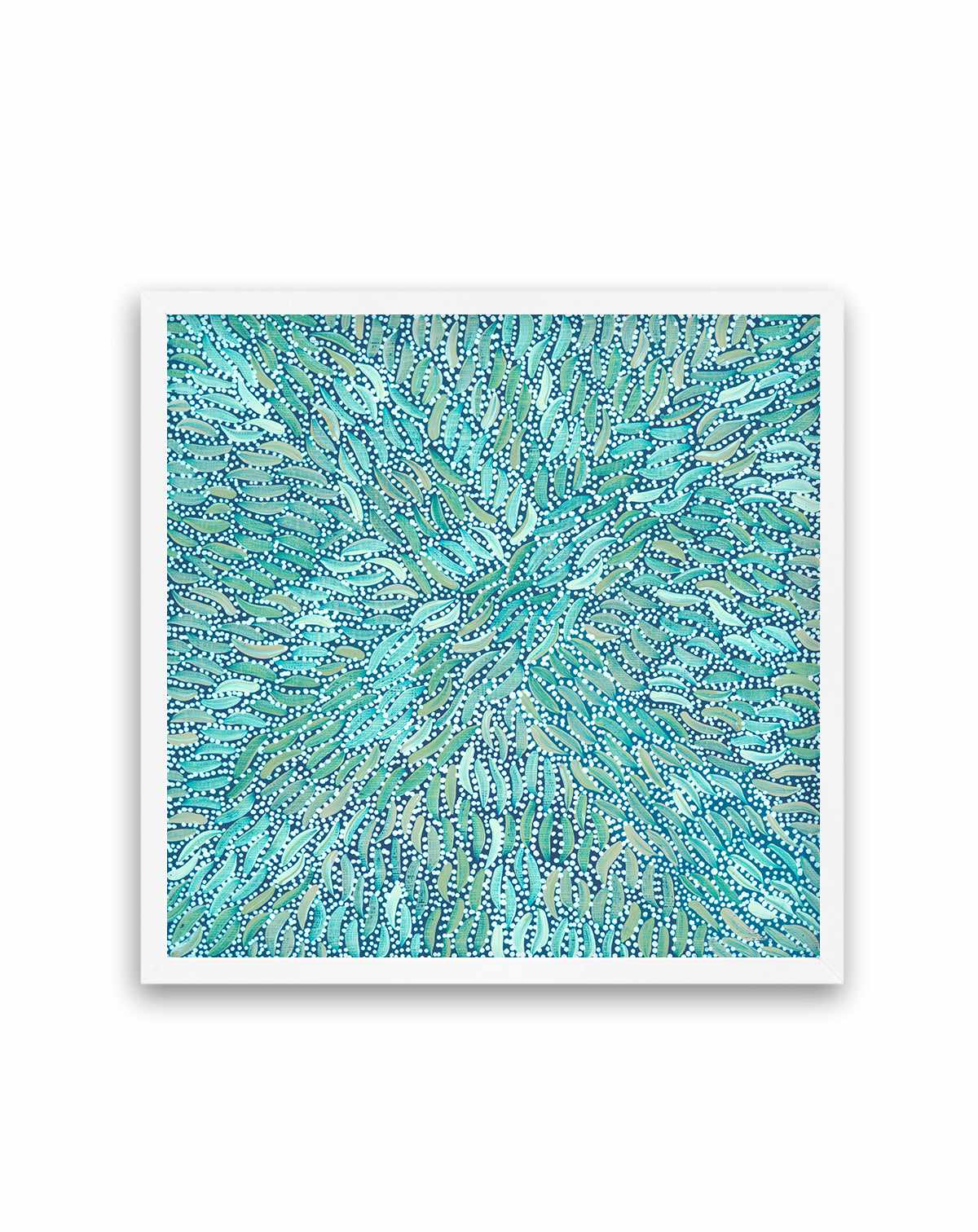 Water Dreaming in Teal I by Chantelle Nampijinpa Robertson | Art Print