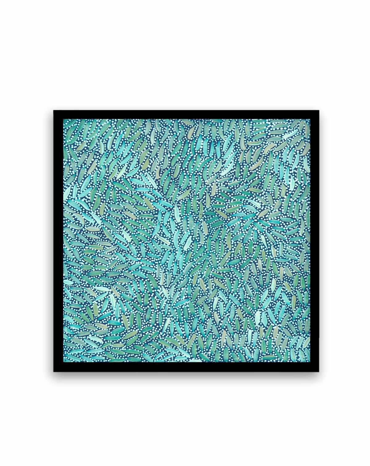 Water Dreaming in Teal II by Chantelle Nampijinpa Robertson | Art Print