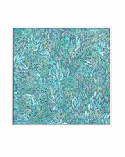 Water Dreaming in Teal II by Chantelle Nampijinpa Robertson | Framed Canvas Art Print