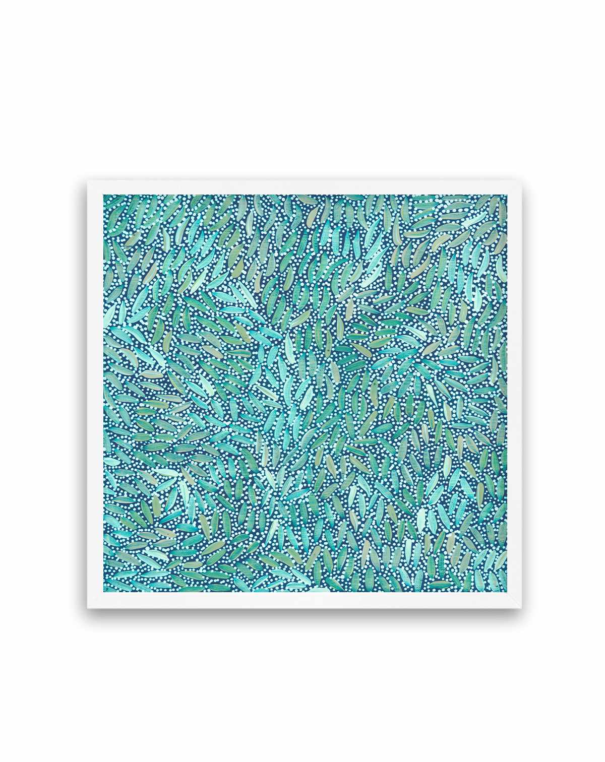 Water Dreaming in Teal II by Chantelle Nampijinpa Robertson | Art Print