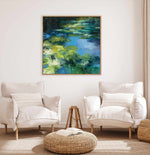 Water Lilies II | Framed Canvas Art Print