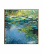 Water Lilies III | Framed Canvas Art Print