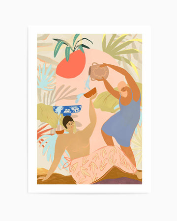 Water Play by Arty Guava | Art Print from Olive et Oriel where you can shop wallpaper and artworks online