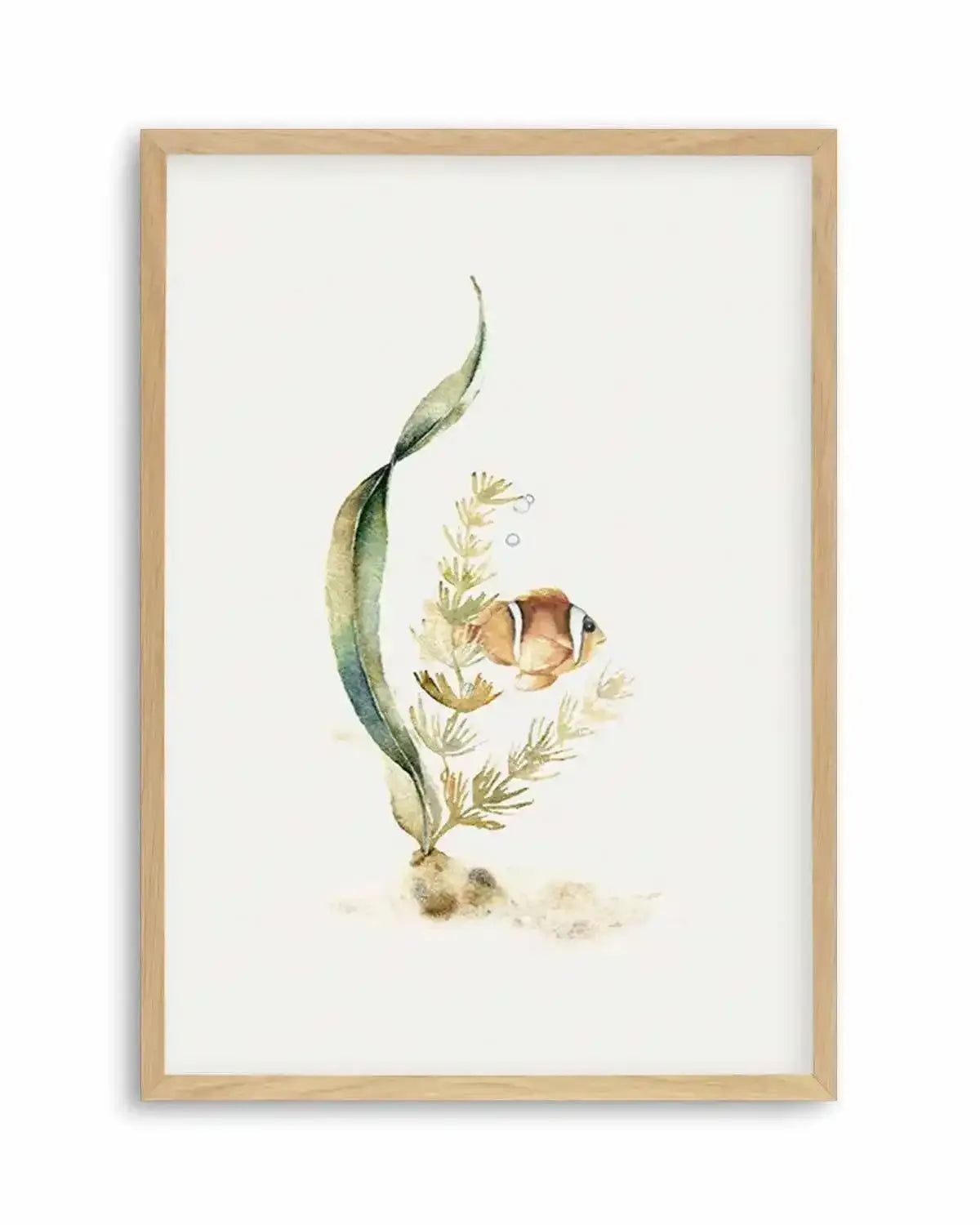 Watercolour Fish Art Print from Olive et Oriel where you can shop wallpaper and artworks online