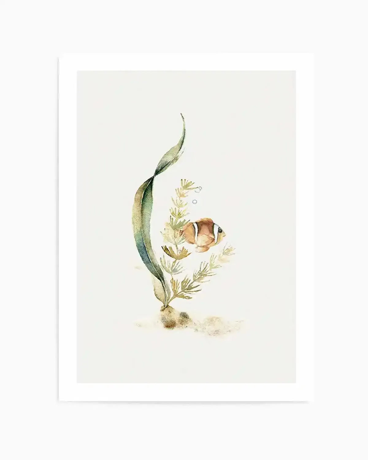 Watercolour Fish Art Print from Olive et Oriel where you can shop wallpaper and artworks online