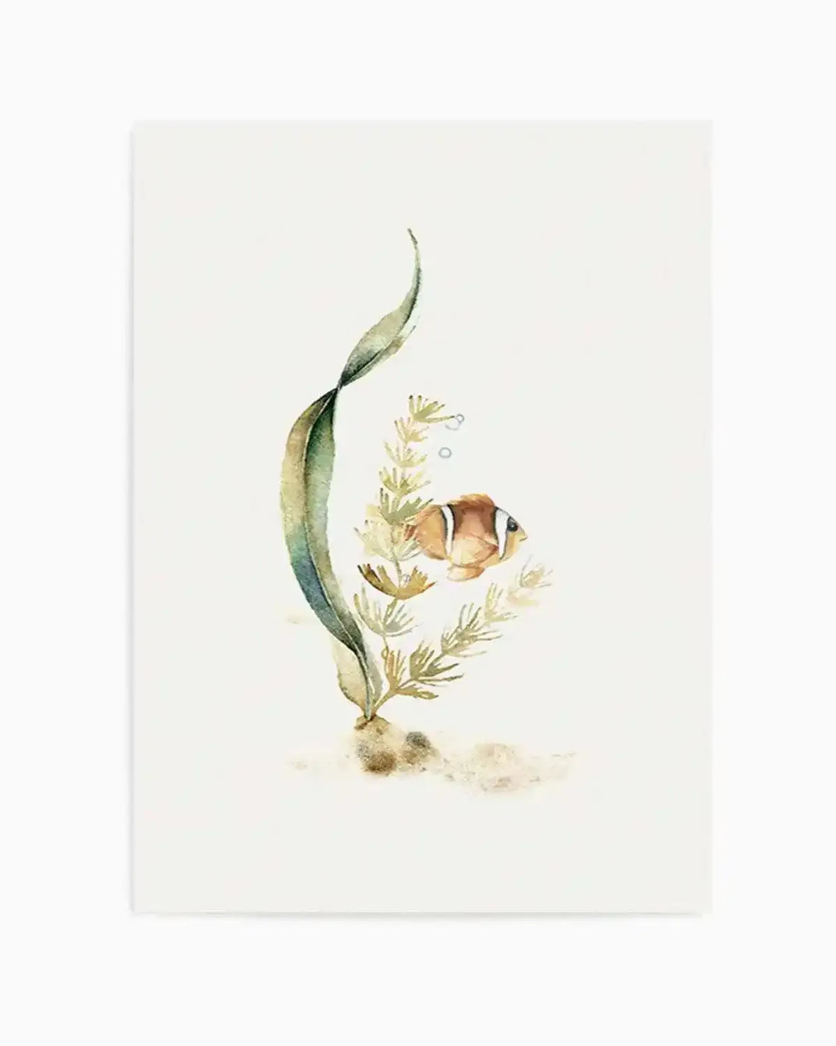 Watercolour Fish Art Print from Olive et Oriel where you can shop wallpaper and artworks online