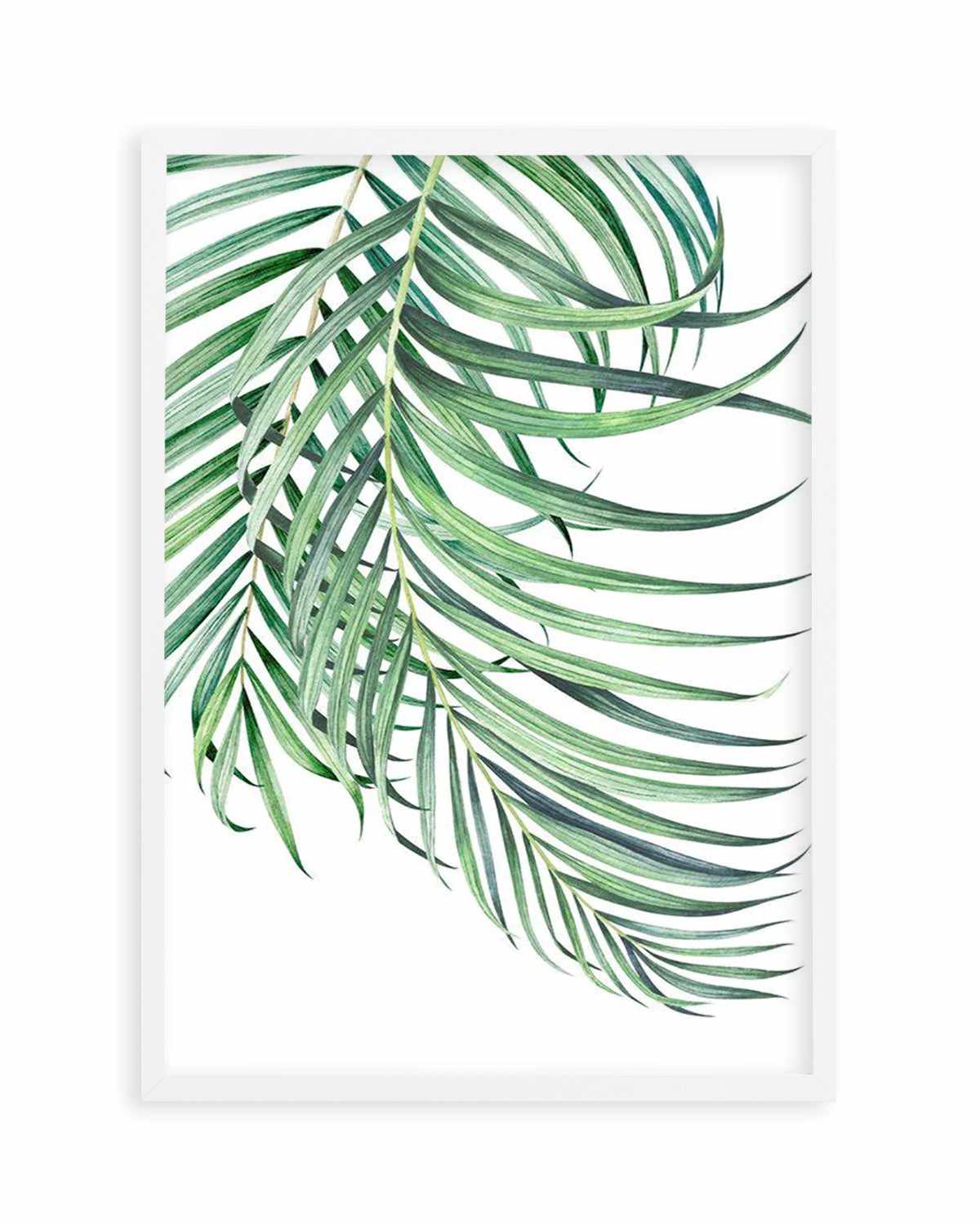 Watercolour Palms I   Art Print