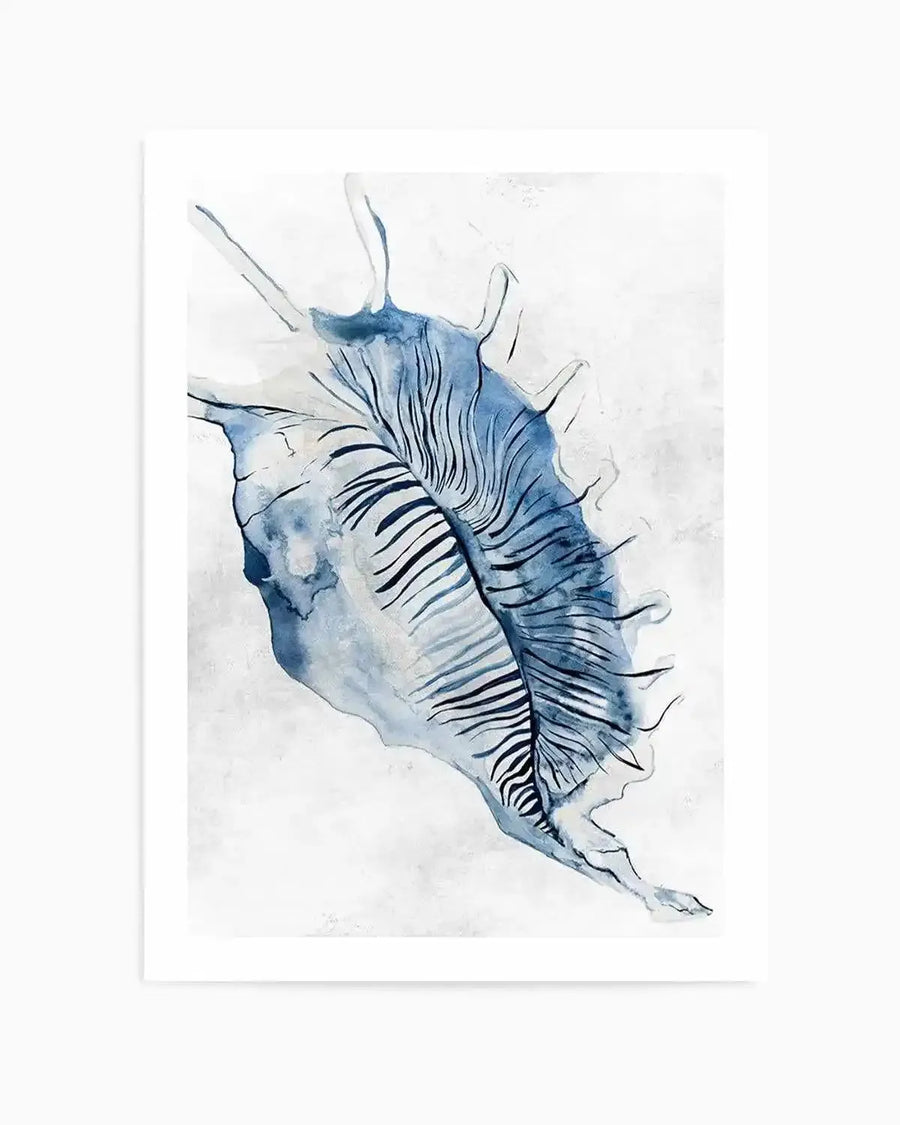 Watercolour Shell III Art Print from Olive et Oriel where you can shop wallpaper and artworks online