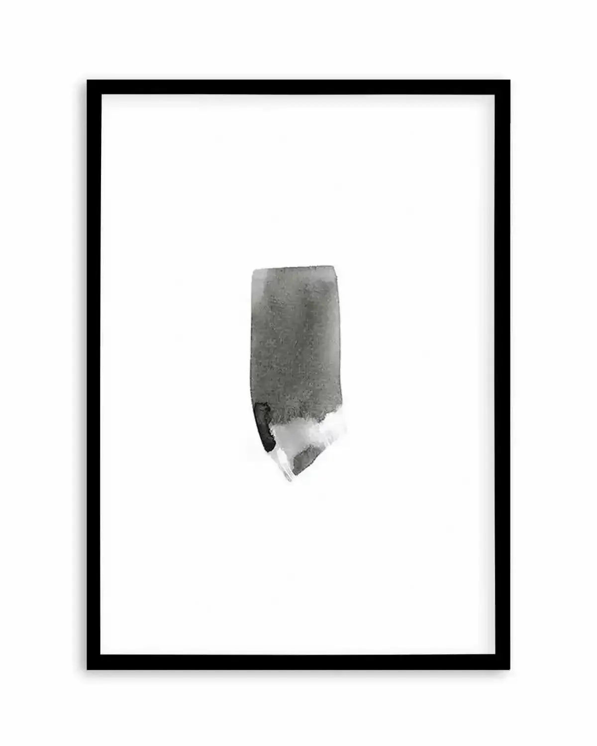 Watercolour Stroke | Black Art Print from Olive et Oriel where you can shop wallpaper and artworks online