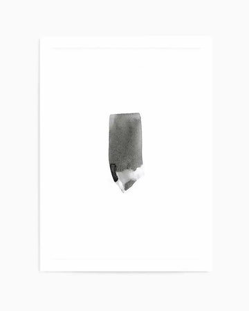 Watercolour Stroke | Black Art Print from Olive et Oriel where you can shop wallpaper and artworks online