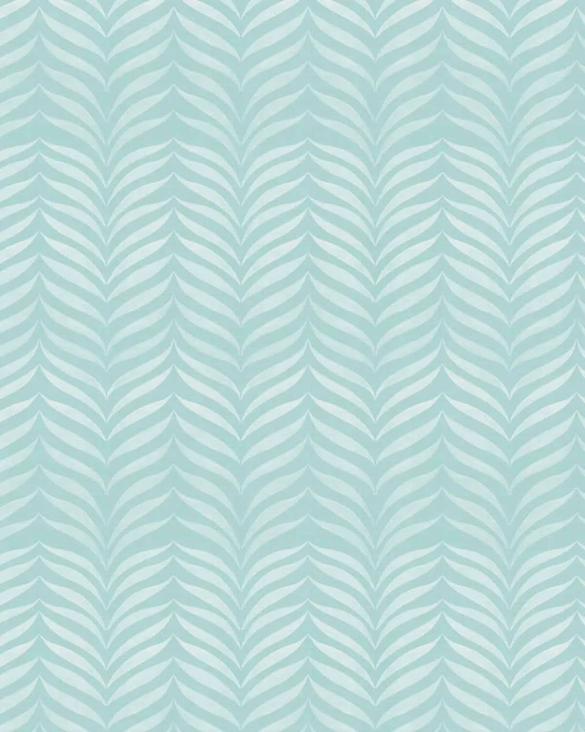 Watercolour Herringbone Light Teal Blue Wallpaper from Olive et Oriel where you can shop wallpaper and artworks online