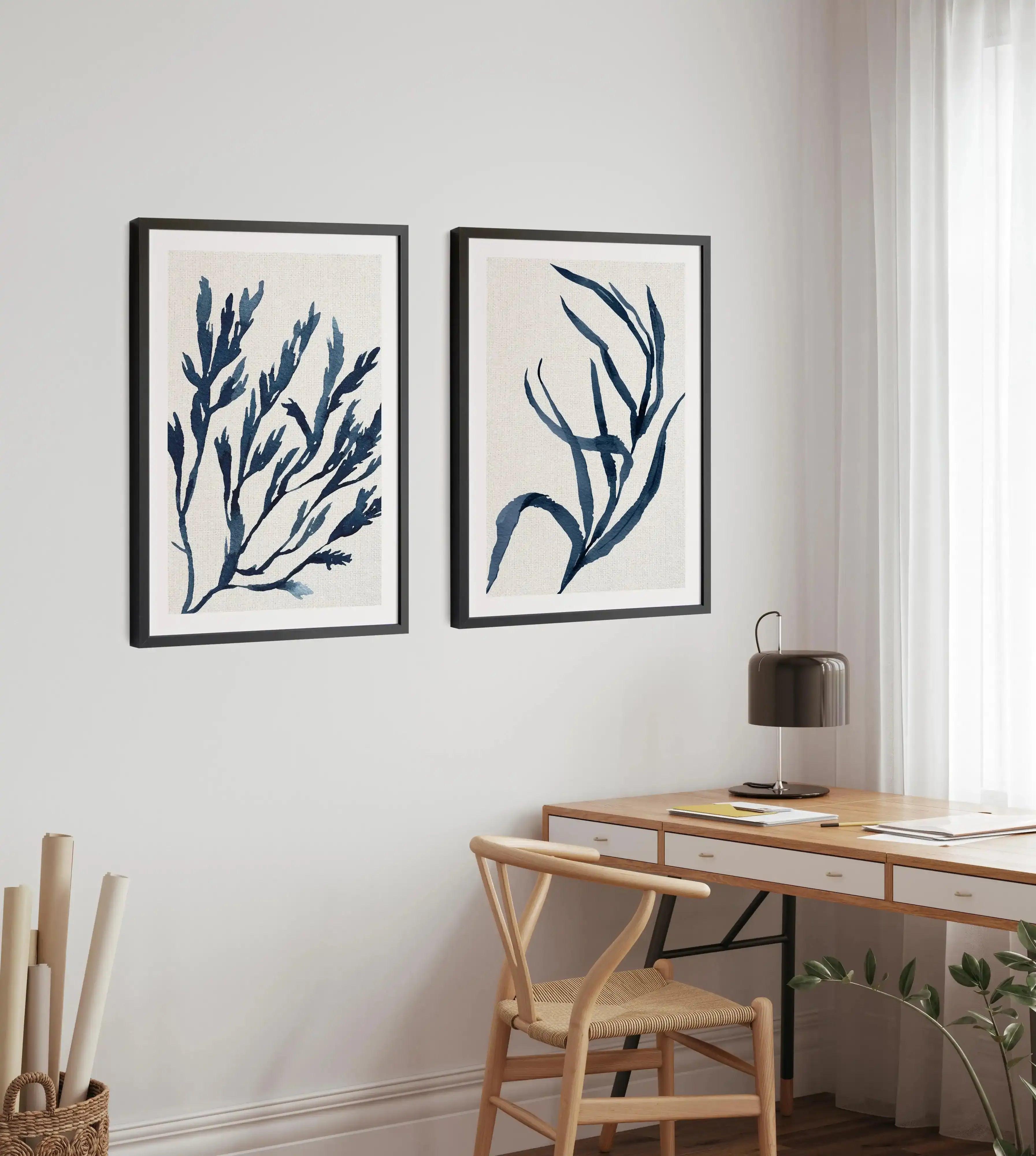 Watercolour Seagrass II Art Print-PRINT-Olive et Oriel-Olive et Oriel-Buy-Australian-Art-Prints-Online-with-Olive-et-Oriel-Your-Artwork-Specialists-Austrailia-Decorate-With-Coastal-Photo-Wall-Art-Prints-From-Our-Beach-House-Artwork-Collection-Fine-Poster-and-Framed-Artwork