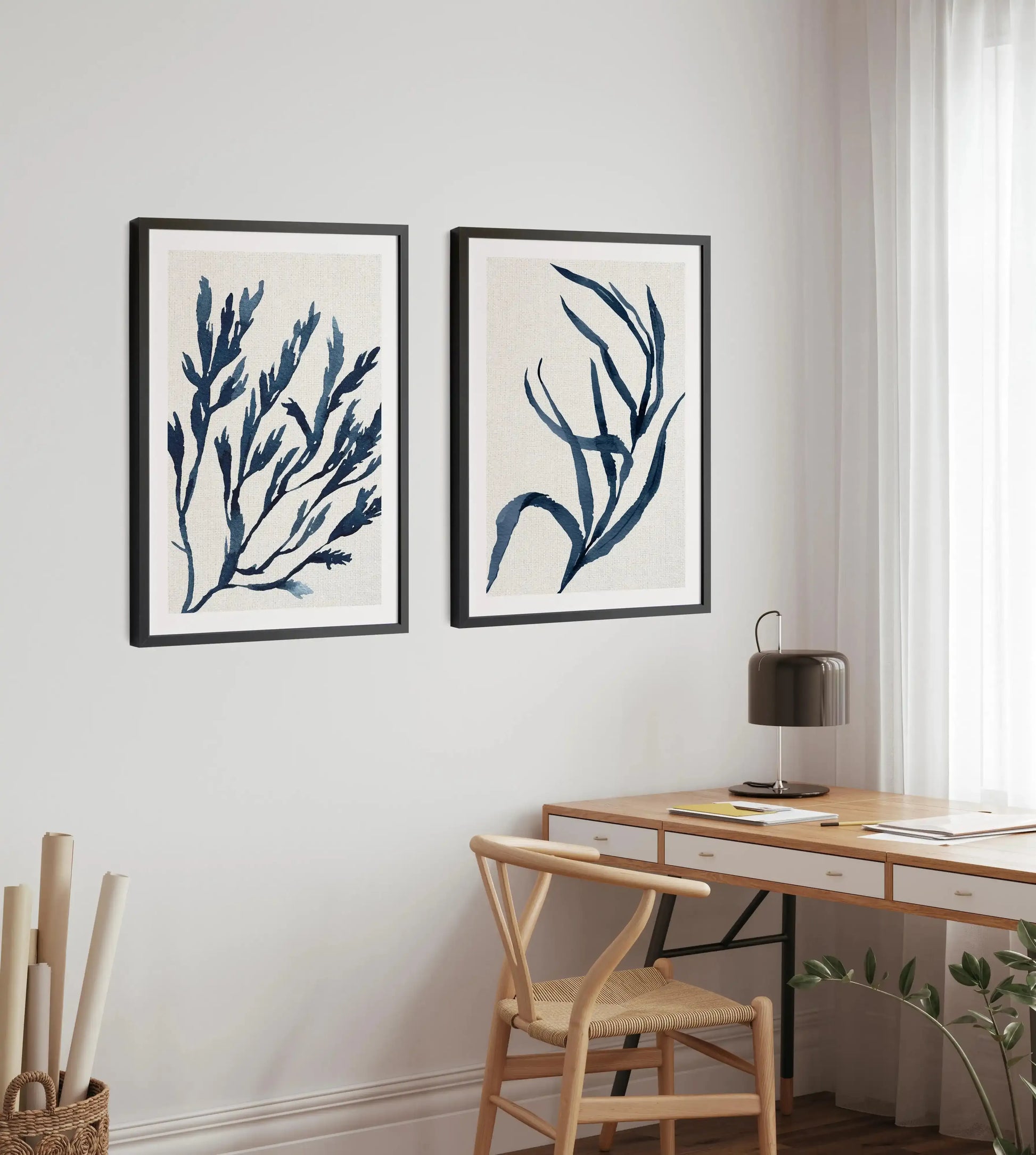 Watercolour Seagrass I Art Print-PRINT-Olive et Oriel-Olive et Oriel-Buy-Australian-Art-Prints-Online-with-Olive-et-Oriel-Your-Artwork-Specialists-Austrailia-Decorate-With-Coastal-Photo-Wall-Art-Prints-From-Our-Beach-House-Artwork-Collection-Fine-Poster-and-Framed-Artwork