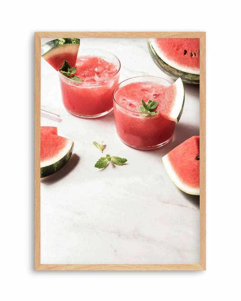 Watermelon Smash Art Print