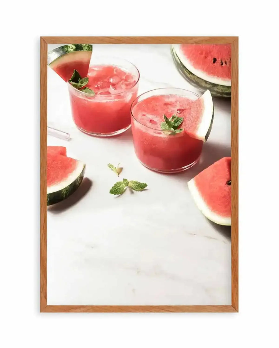 Watermelon Smash Art Print from Olive et Oriel where you can shop wallpaper and artworks online