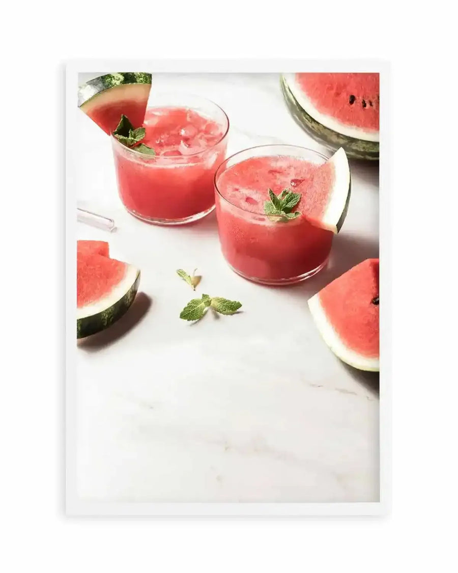 Watermelon Smash Art Print from Olive et Oriel where you can shop wallpaper and artworks online