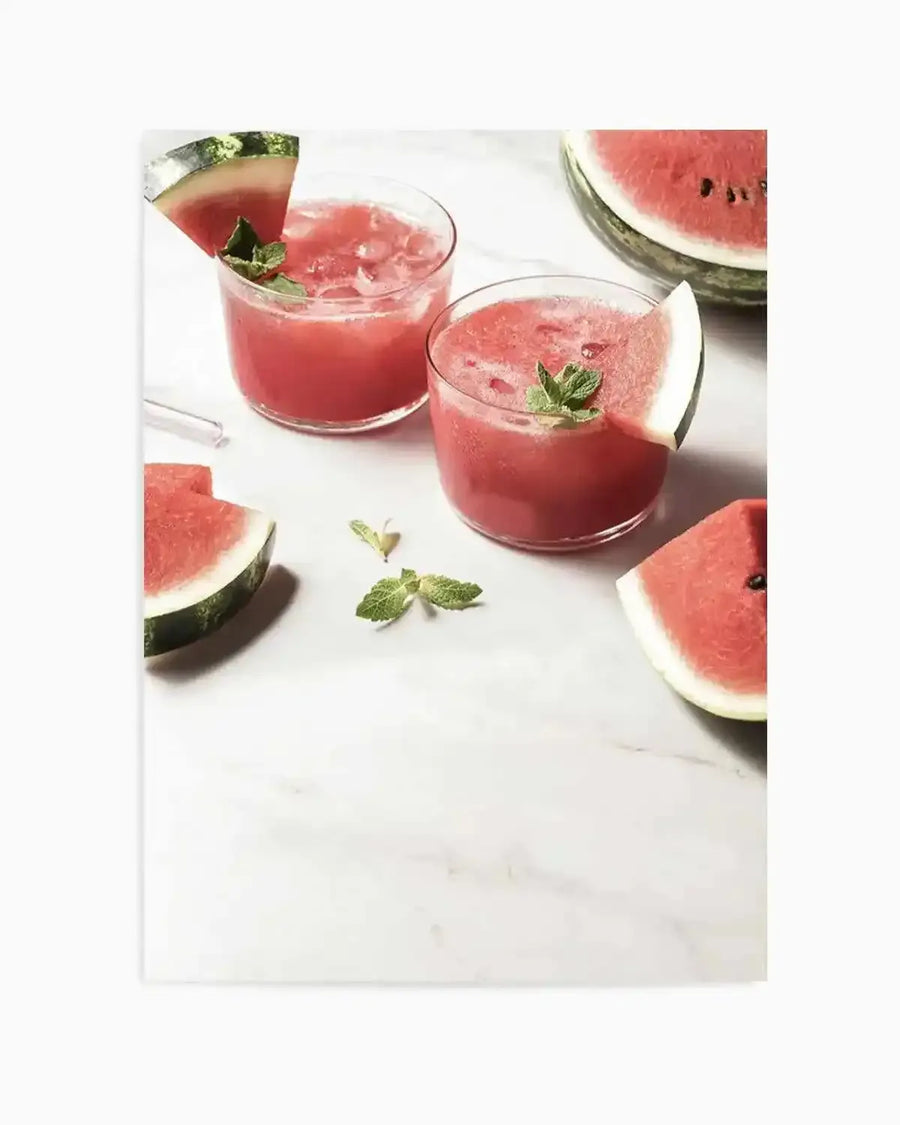 Watermelon Smash Art Print from Olive et Oriel where you can shop wallpaper and artworks online
