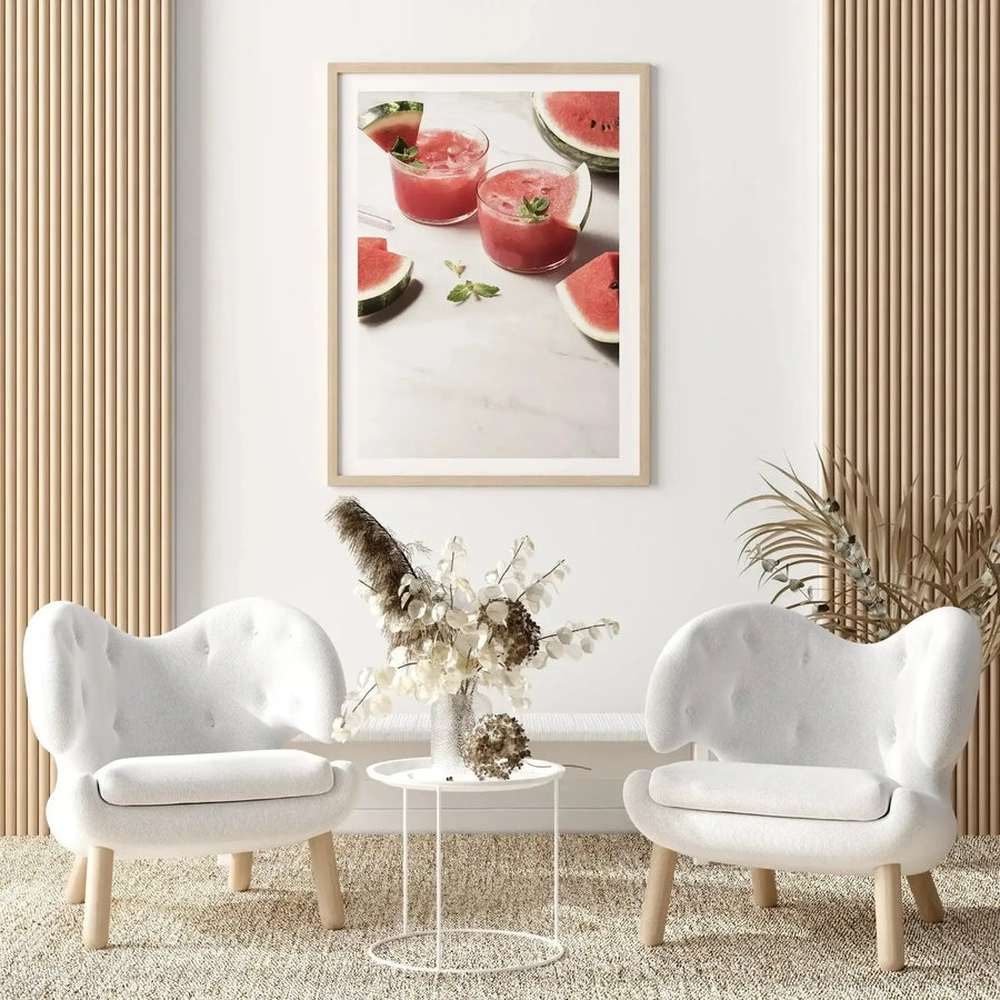 Watermelon Smash Art Print-PRINT-Olive et Oriel-Olive et Oriel-Buy-Australian-Art-Prints-Online-with-Olive-et-Oriel-Your-Artwork-Specialists-Austrailia-Decorate-With-Coastal-Photo-Wall-Art-Prints-From-Our-Beach-House-Artwork-Collection-Fine-Poster-and-Framed-Artwork