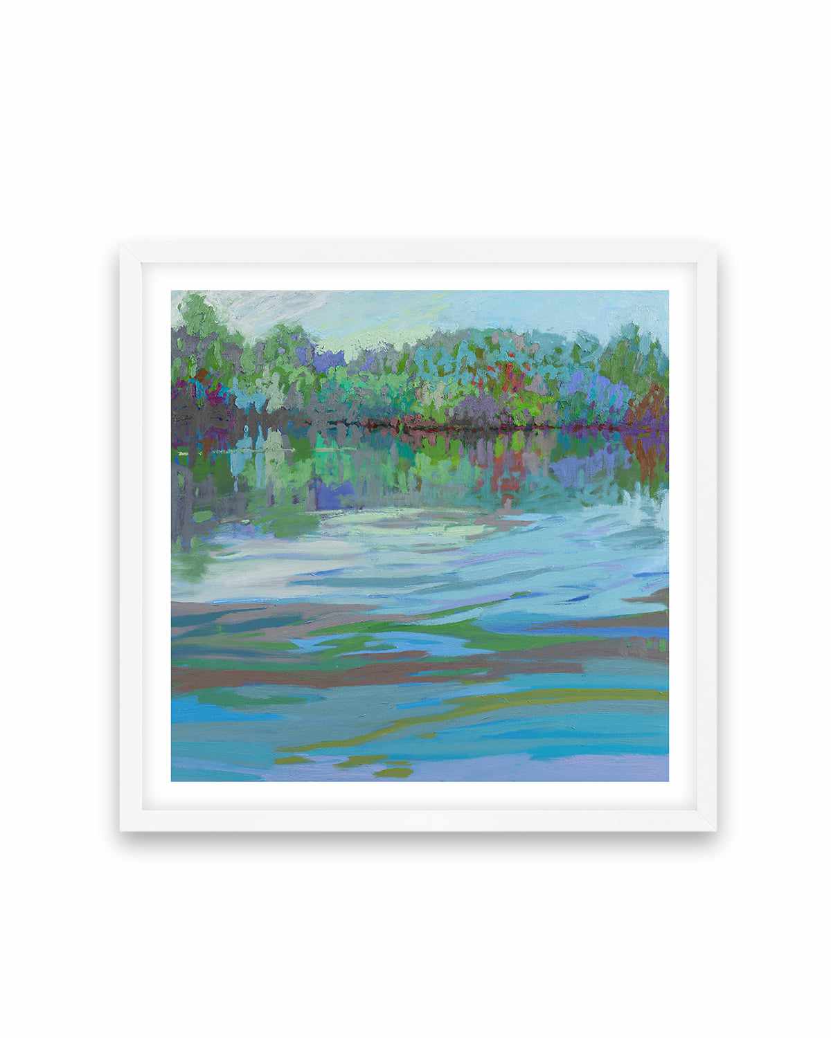 Waterways IX by Jane Schmidt Art Print