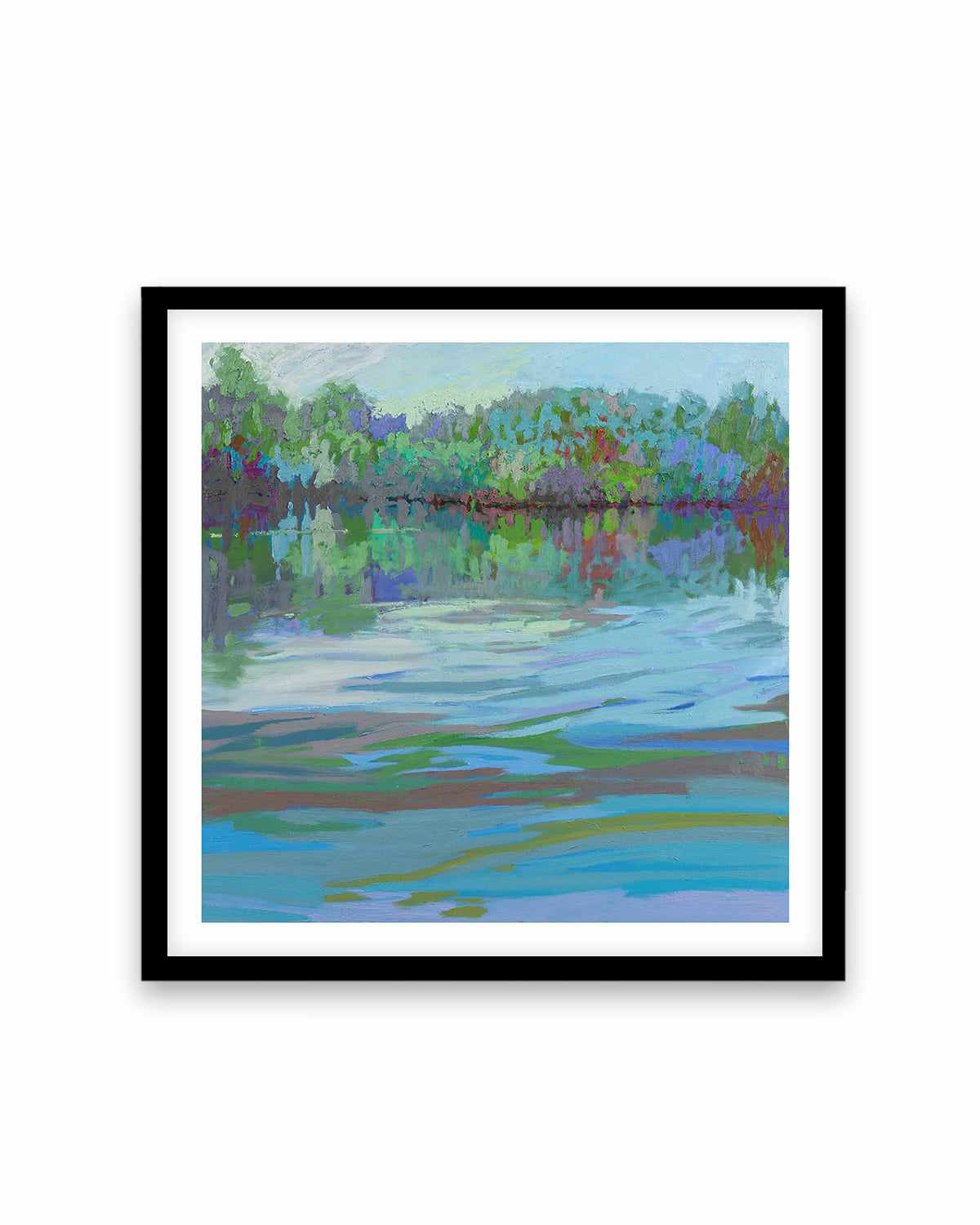 Waterways IX by Jane Schmidt Art Print