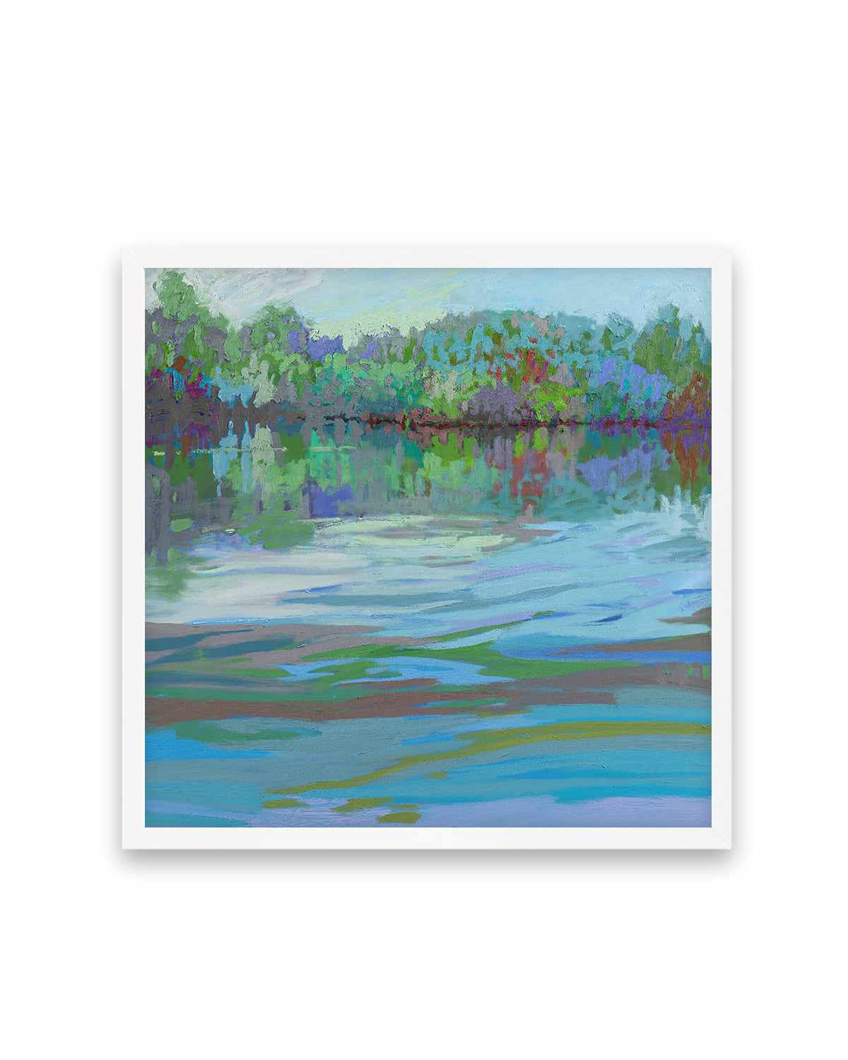 Waterways IX by Jane Schmidt Art Print