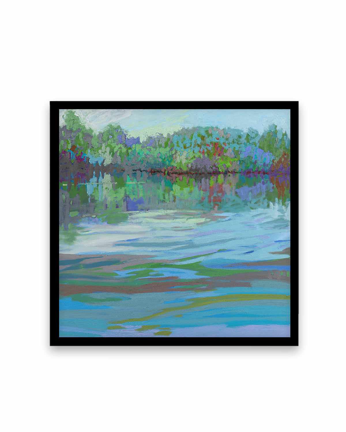 Waterways IX by Jane Schmidt Art Print