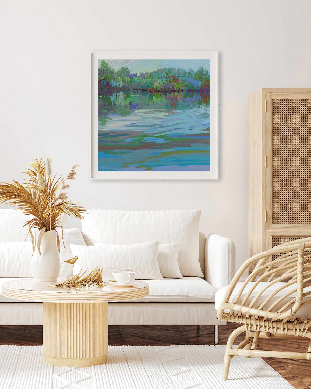 Waterways IX by Jane Schmidt Art Print